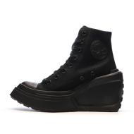 Baskets Noires Femme Converse Chuck 70 De Luxe Wedge pas cher