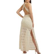 Robe Beige Femme Guess Liza vue 2
