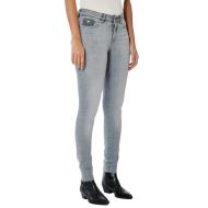 Jean Slim Gris Femme Kaporal Flore Reclou pas cher