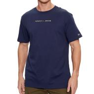 T-shirt Marine Homme Tommy Hilfiger Gold Line pas cher