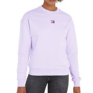 Sweat Mauve Femme Tommy Hilfiger Badge Crew