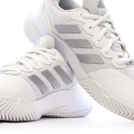 Chaussures de Tennis Blanches Femme Adidas Gamecourt 2 W vue 7