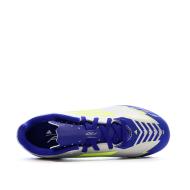 Chaussures de football Bleu/Gris Argent Garçon Adidas F50 Club vue 4