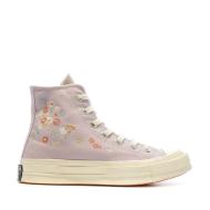 Baskets Mauve Femme Converse Chuck 70 Hi Pale Amethyst vue 2