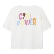 T-shirt Blanc Fille Name it Tarima vue 2