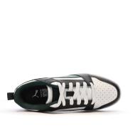 Baskets Noires/Vertes/Blanches Garçon Puma Rebound vue 4
