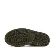 Baskets Kaki Mixte Nike Air Jordan 1 Low vue 5