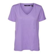 T-shirt Violet Femme Vero Moda Spicy