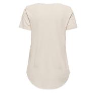 T-Shirt Beige Femme JDY Linette vue 2