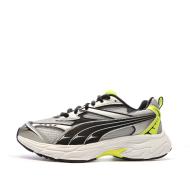 Baskets Gris/Jaune/Noir Homme Puma Morphic Athletic pas cher
