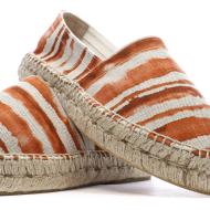 Espadrilles Orange/Beige Femme Pare Gabia Anaia vue 7