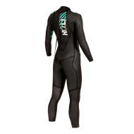 Combinaison Néoprène Mako Hali Plus Noir Vert Femme vue 2