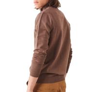 Pull 1/4 Zip Marron Homme Teddy Smith Marty 2 vue 2