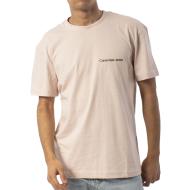 T-shirt Rose Homme Calvin Klein Jeans Institutional
