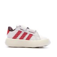 Baskets Blanches/Rouges Fille Adidas Grand Court Minnie vue 2