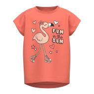 T-shirt Orange Fille Name it Violet