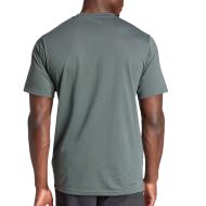 T-Shirt de sport Vert/Gris Homme Adidas Tr-es Fr vue 2