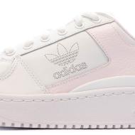 Baskets Blanches/Rose Femme Adidas Forum Bold vue 7