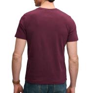T-Shirt Bordeaux/Beige Homme Superdry Classic vue 2
