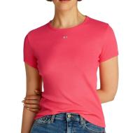 T-Shirt Rose Femme Tommy Hilfiger DW0DW17383