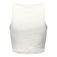 Crop Top Blanc Femme JDY Sofia vue 2