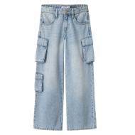 Jean Baggy Bleu Clair Fille Name it Wide Cargo 8772 pas cher