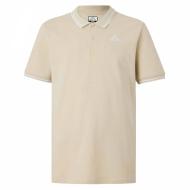 Beiges Herren-Polohemd von Kappa mit Korpo-Logo
