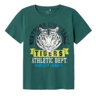 T-shirt Vert Foncé Garçon Name it Berte
