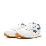 Baskets Blanc/Bleu Garçon Reebok Classic Leather 100033579 vue 6