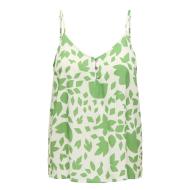 Débardeur Beige/Vert Femme Only Selina