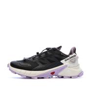 Schwarze Damen-Wanderschuhe Salomon Exeo Mid Ansicht 8