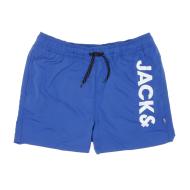 Short de bain bleu garçon Jack & Jones Staruba pas cher