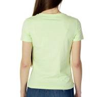 T-shirt Vert Pale Femme Guess Original vue 2