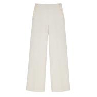 Pantalon fluide Beige Femme An'ge Paunata pas cher