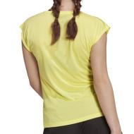 Maillot de sport Jaune Femme Adidas Trail Logo vue 2