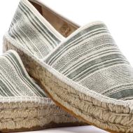 Women’s White/Green Espadrilles – Pare Gabia Aduna Photo of the Espace des Marques %store% store - view of %key%