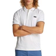 Polo Blanc Homme Calvin Klein Jeans Pique Tippin