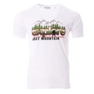 T-shirt Blanc Homme Best Mountain 2002