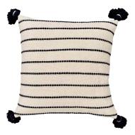 Coussin déhoussable uni en Coton Ecru TODAY 45x45 cm pas cher