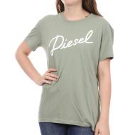 T-Shirt Vert Femme Diesel Sully