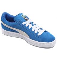 Baskets Bleu Mixte Puma Suède Classique vue 2