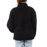 Veste Sherpa Noir Femme Full Compagnie des Amériques Zip vue 2