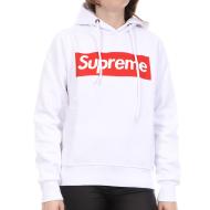 Sweat à capuche Blanc Femme Supreme Grip Dany pas cher