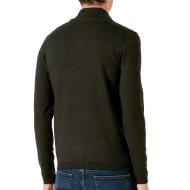 Pull 1/4 Zip Kaki Homme Teddy Smith Marty 2 vue 2