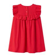 Robe Rouge Fille Name it Alinnen vue 2