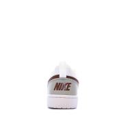 Baskets Blanches/Grises/Bordeaux Garçon Nike Court Borough vue 3