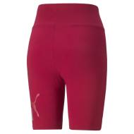 Short Cycliste Rouge Femme Puma Essential vue 2