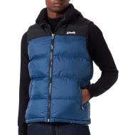 Doudoune sans manche Noir/Bleu Homme Schott Utahv