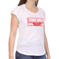 T-shirt Blanc Femme Teddy Smith Trobal pas cher