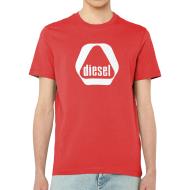 T-shirt Rouge Homme Diesel Diegor81E pas cher